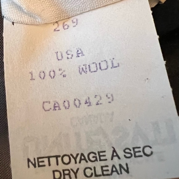 Culwell & Son Gentlemen's Apparel Dallas Texas Black Wool Suit Blazer - Picture 12 of 13